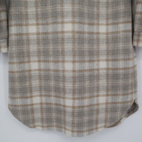 Jessica Simpson Romi Shirt Jacket Womens XL Gray Preppy Rugged Outdoorsy Western - Picture 11 of 16